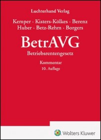 BetrAVG - Kommentar zum Betriebsrentengesetz