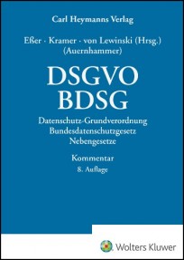 Auernhammer DSGVO BDSG. Kommentar