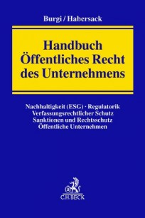 Handbuch Öffentliches Recht des Unternehmens