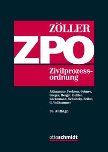 Zivilprozessordnung (ZPO). Kommentar