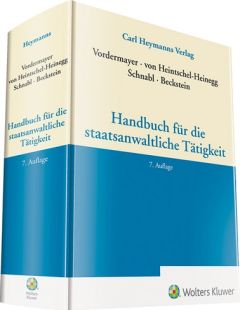 Handbuch für die staatsanwaltliche Tätigkeit