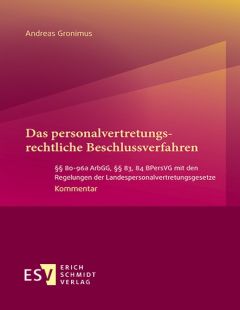 Das personalvertretungsrechtliche Beschlussverfahren. Kommentar