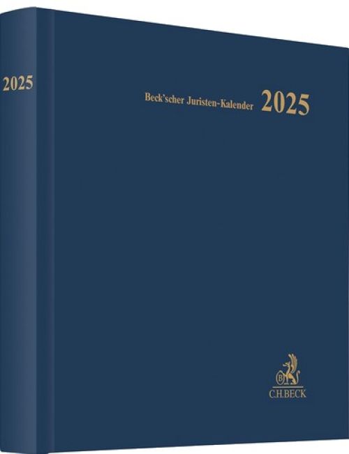 Beckscher JuristenKalender 2025 Bücher für Anwälte